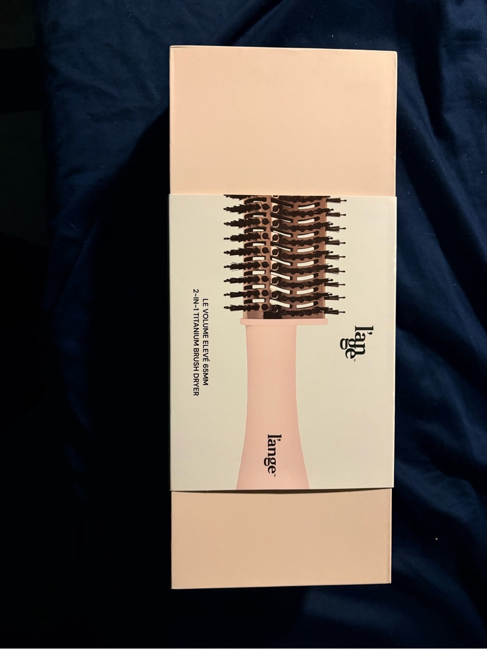 Lange 2-in-1 Titanium Brush Dryer in Pale Pink